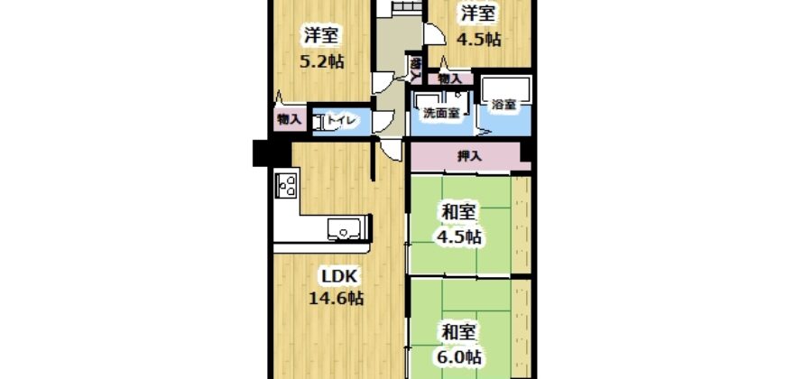 メゾンドール明石山ノ手台9階部分