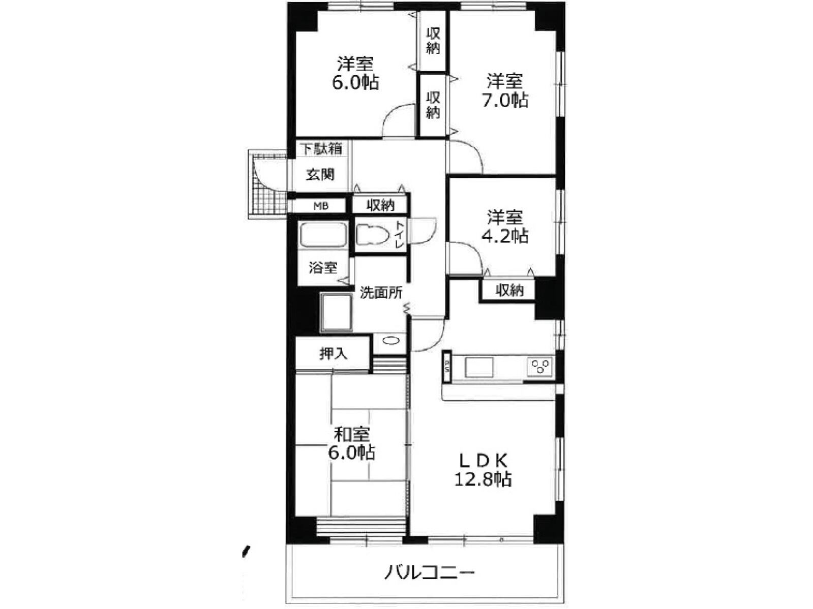 ライオンズマンション朝霧ヶ丘第2 1階部分