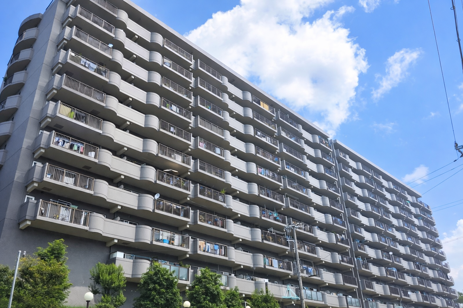 サンシティ朝霧　8階部分